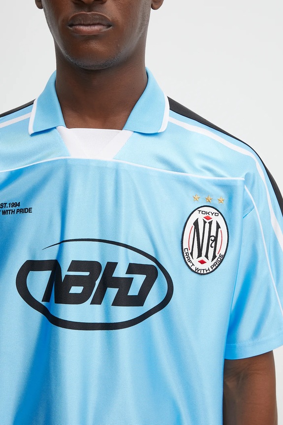 Tričko NEIGHBORHOOD game shirt ss modrá 251FPNH.CSM16