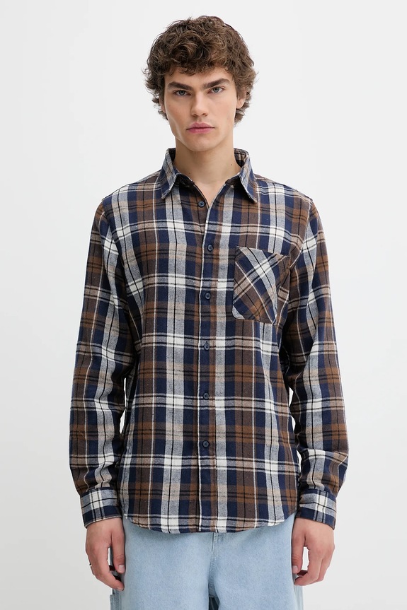 Abbigliamento Von Dutch camicia VD.1.CHL.TYLER blu navy