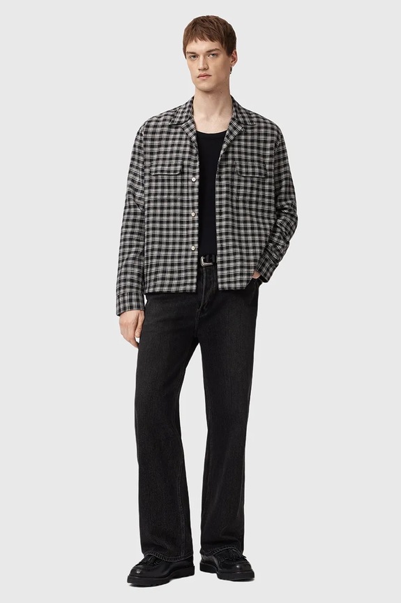 AllSaints koszula bawełniana HORTON M035SD