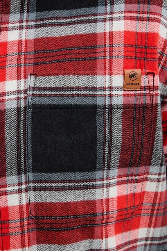 Bombažna srajca Mammut Trovat 1015.01351 rdeča