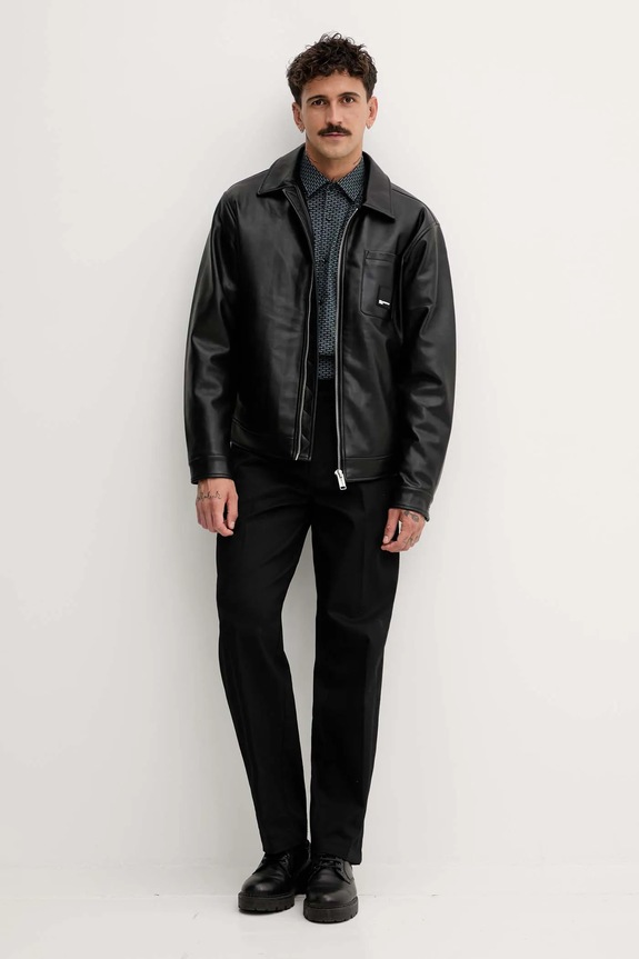 Βαμβακερό πουκάμισο HUGO 50562169 γκρί AW25