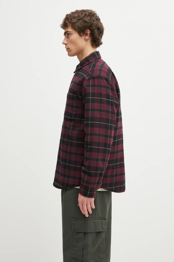 Куртка-рубашка Carhartt WIP Gargan Shirt Jac I035322.35YXX бордо AW25