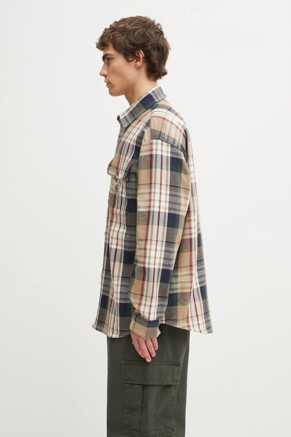 Carhartt WIP cotton shirt L/S Tamblyn Shirt I035332.34VXX multicolor AW25