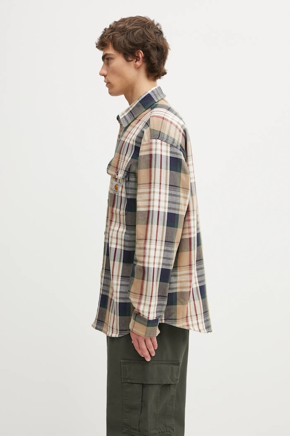 Carhartt WIP cotton shirt L/S Tamblyn Shirt I035332.34VXX multicolor AW25