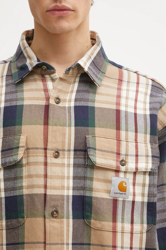 Carhartt WIP cotton shirt L/S Tamblyn Shirt multicolor I035332.34VXX