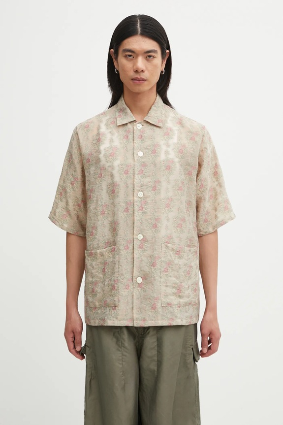 Needles shirt Cabana all-over print beige RW278