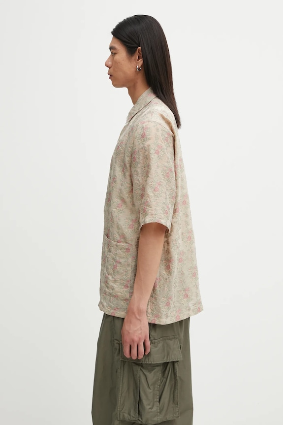 Needles shirt Cabana RW278 beige AW25