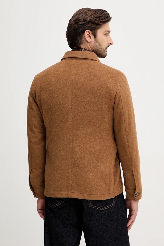 Ρούχα Μπουφάν με προσθήκη μάλλινου υφάσματος Michael Kors MK0BL01091 καφέ