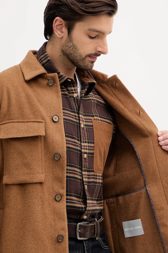 Μπουφάν με προσθήκη μάλλινου υφάσματος Michael Kors MK0BL01091