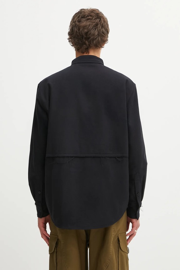 Abbigliamento 032C camicia in cotone 'Workday" F25.URW.1302.000 nero
