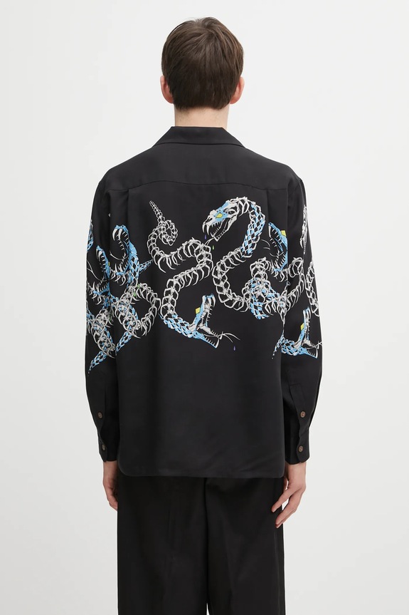 Clothing Wacko Maria shirt Hawaiian 25FW.WMS.HI04 black