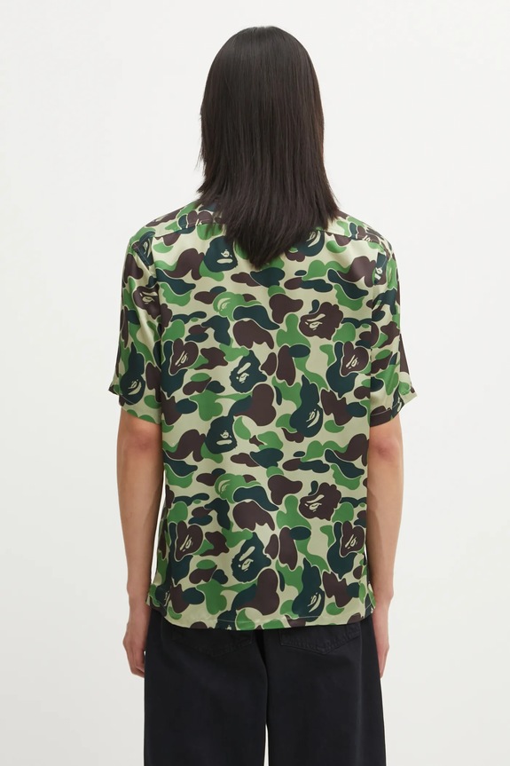 Abbigliamento A Bathing Ape camicia Camo 001SRL301007M verde