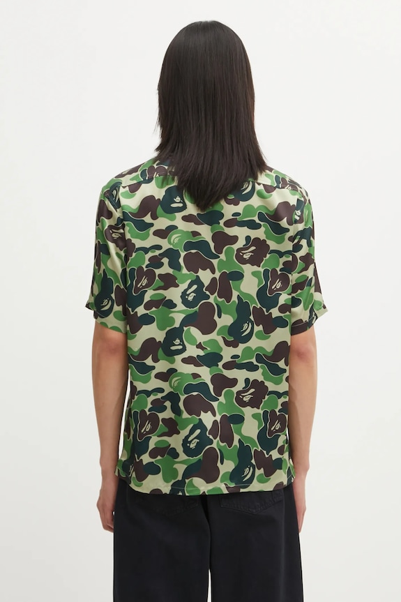 Abbigliamento A Bathing Ape camicia Camo 001SRL301007M verde