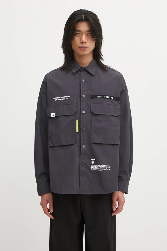 AAPE shirt Main other gray AAPSTM8527XXO