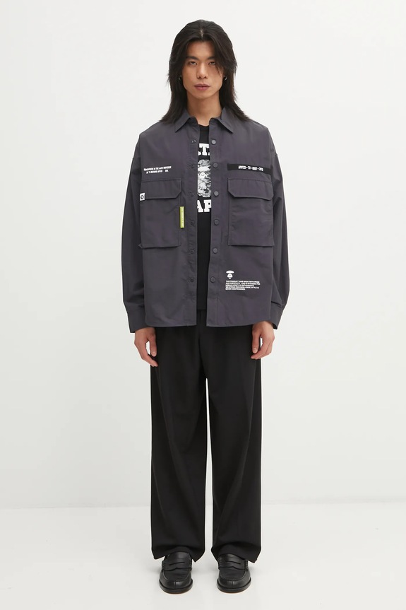 AAPE shirt Main AAPSTM8527XXO gray