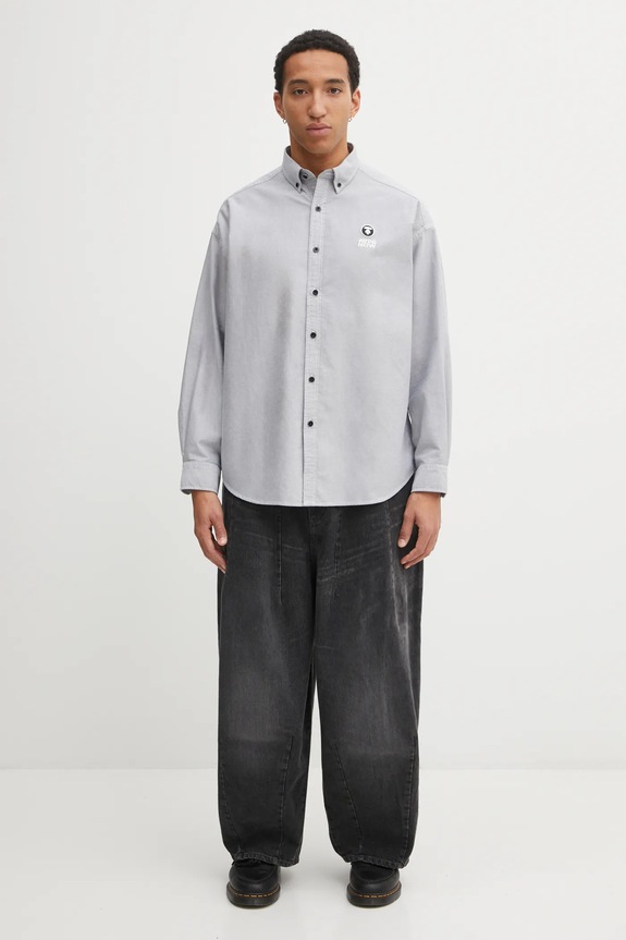 AAPE cotton shirt Now AAPSTM8540XXP black