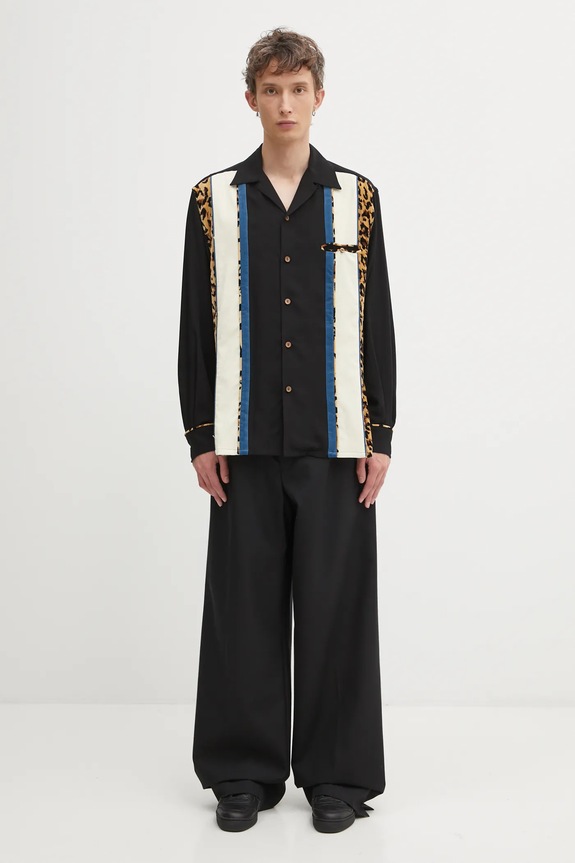 Wacko Maria camicia Switching 25FW.WMS.OC08 nero
