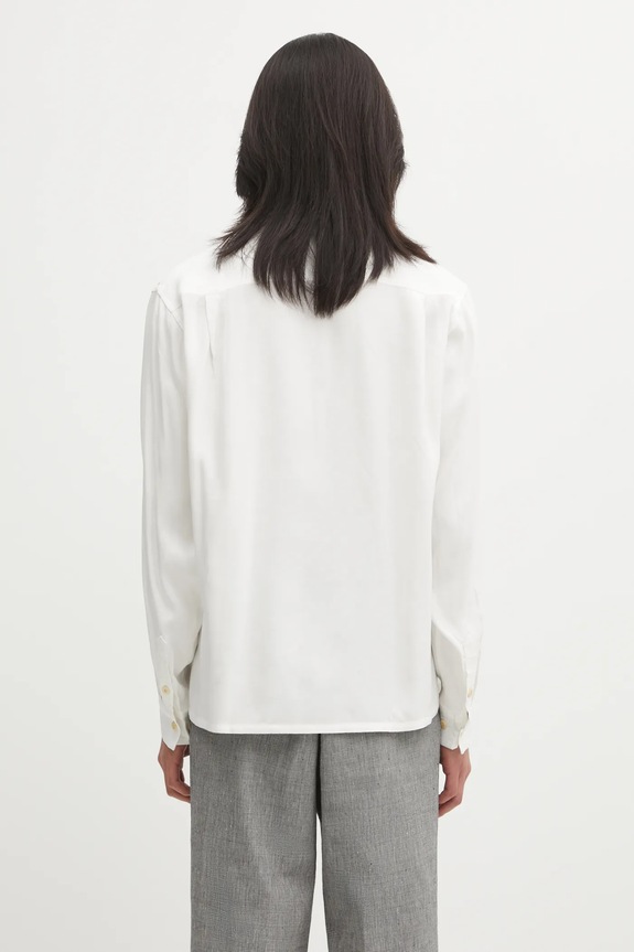 Îmbrăcăminte Visvim cămașă KEESEY SHIRT L.S 125205011006 alb