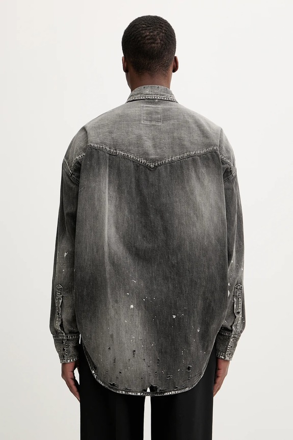 Clothing Maison MIHARA YASUHIRO denim jacket J15SH125 gray