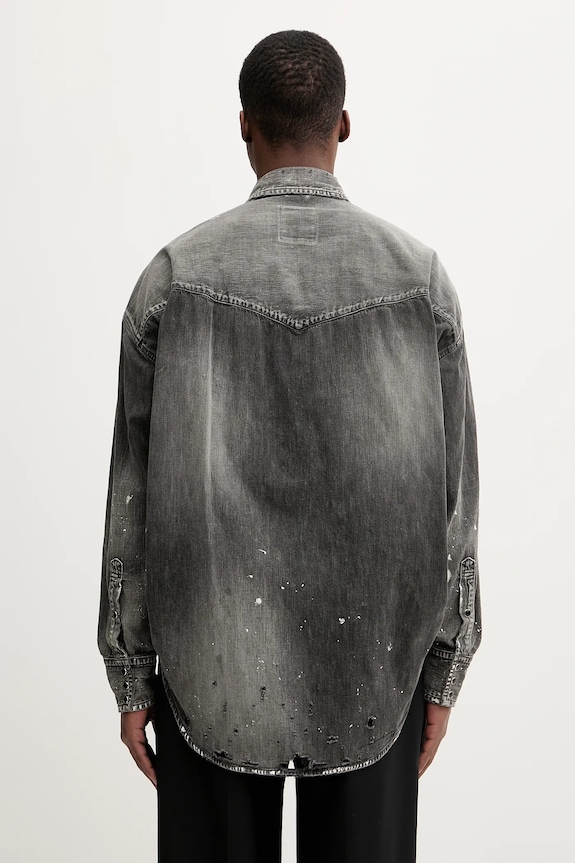 Clothing Maison MIHARA YASUHIRO denim jacket J15SH125 gray