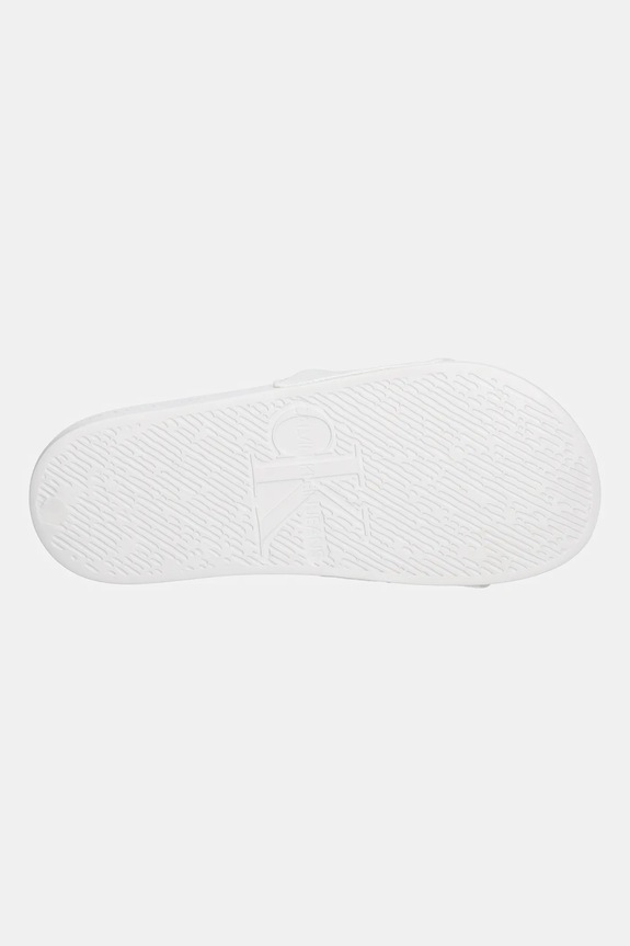 Calvin Klein Jeans klapki SLIDE MONOGRAM WN LOGO CK YW0YW01967 biały