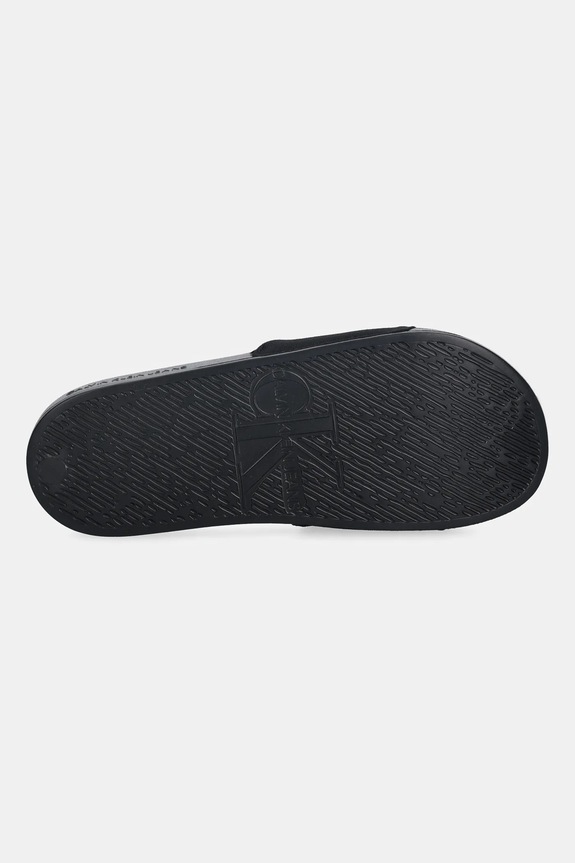 Calvin Klein Jeans klapki SLIDE MONOGRAM WN LOGO CK YW0YW01967 czarny