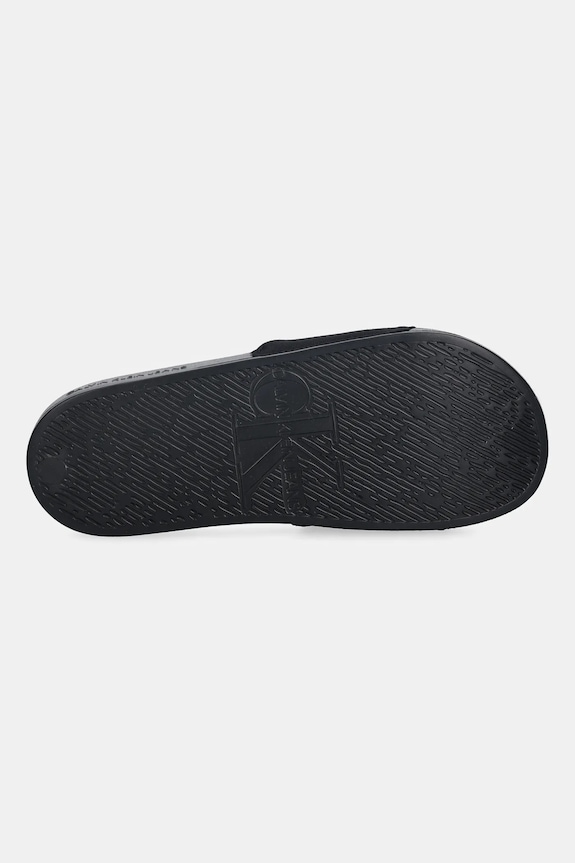 Calvin Klein Jeans klapki SLIDE MONOGRAM WN LOGO CK YW0YW01967 czarny