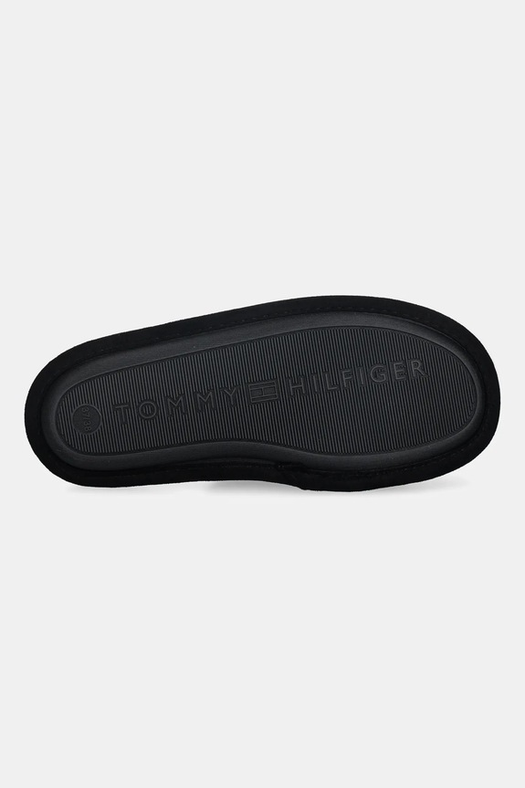 Papuče Tommy Hilfiger TH SOFT HOUSE SHOE FW0FW08853 čierna