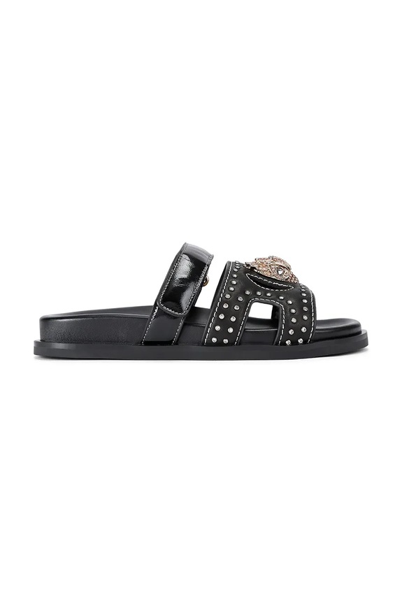 Kožne natikače Kurt Geiger London Eagle Stud Cut Out Sdl ostalo crna 4734209139.BLKOTHER