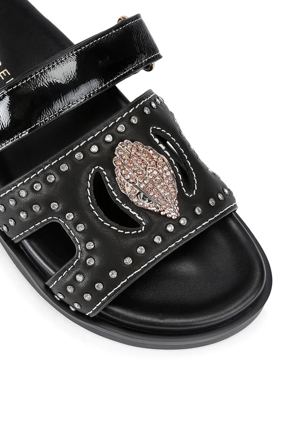 Obuća Kožne natikače Kurt Geiger London Eagle Stud Cut Out Sdl 4734209139.BLKOTHER crna