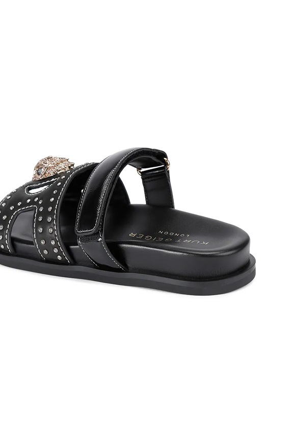 Kožne natikače Kurt Geiger London Eagle Stud Cut Out Sdl 4734209139.BLKOTHER crna