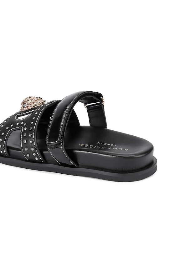 Kožne natikače Kurt Geiger London Eagle Stud Cut Out Sdl 4734209139.BLKOTHER crna