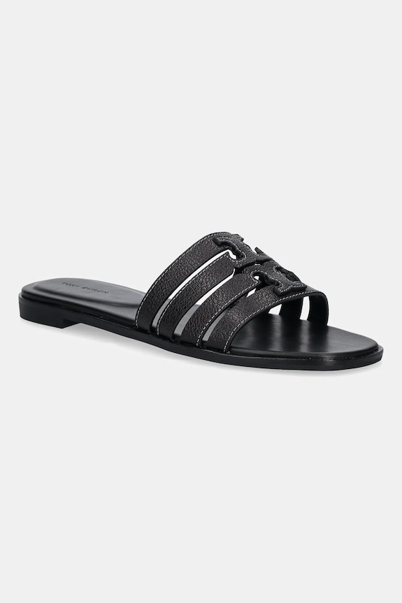 Kožne natikače Tory Burch Ines Cage Slide ostalo crna 158616.006