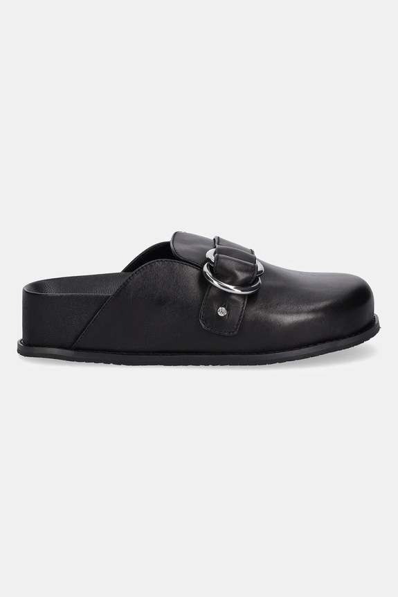 MICHAEL Michael Kors bőr papucs Jaden 40T5JDFP1L.001 fekete AW25