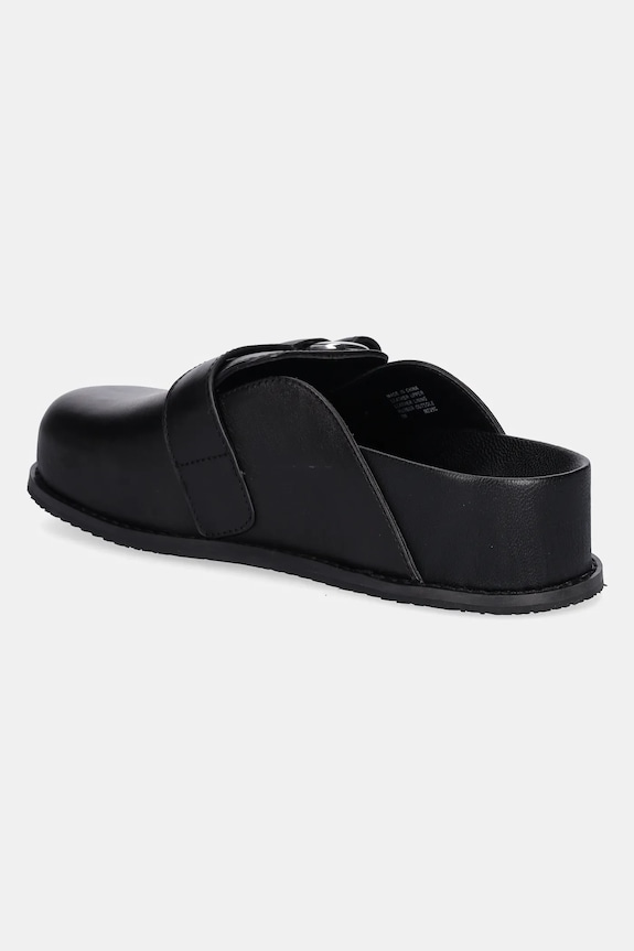 Cipők MICHAEL Michael Kors bőr papucs Jaden 40T5JDFP1L.001 fekete