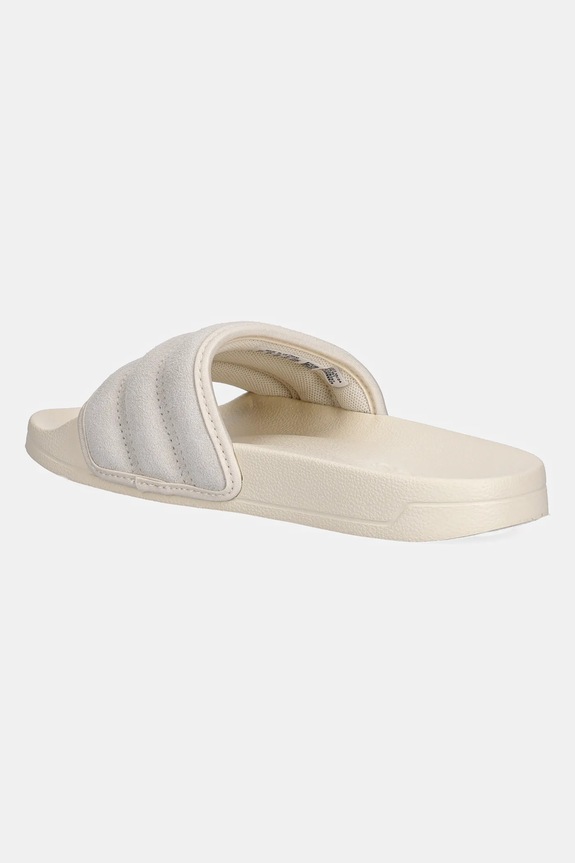 Obuwie adidas klapki zamszowe Adilette Noshower JP5191 beżowy