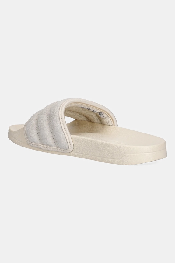 Obuwie adidas klapki zamszowe Adilette Noshower JP5191 beżowy