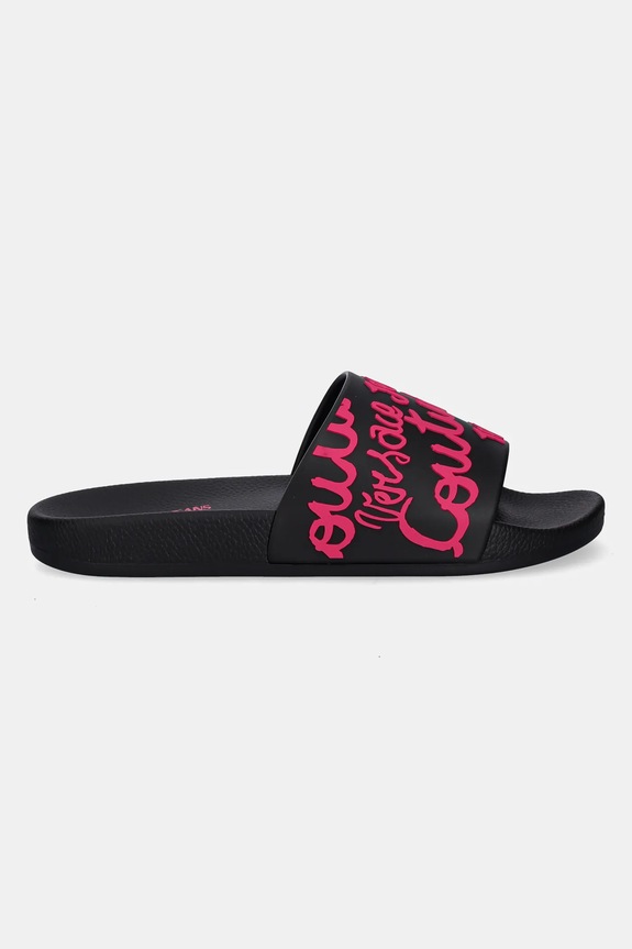 Versace Jeans Couture papucs 79VA3SQ1.71352.899 fekete AW25