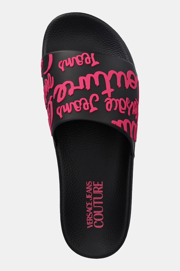 Versace Jeans Couture papucs fekete 79VA3SQ1.71352.899