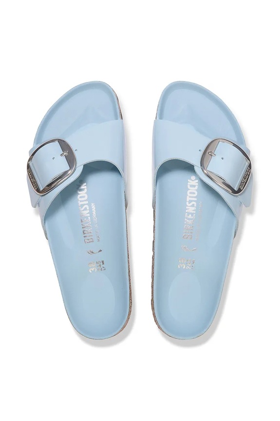 Natikače Birkenstock Madrid Big Buckle plava 1030364