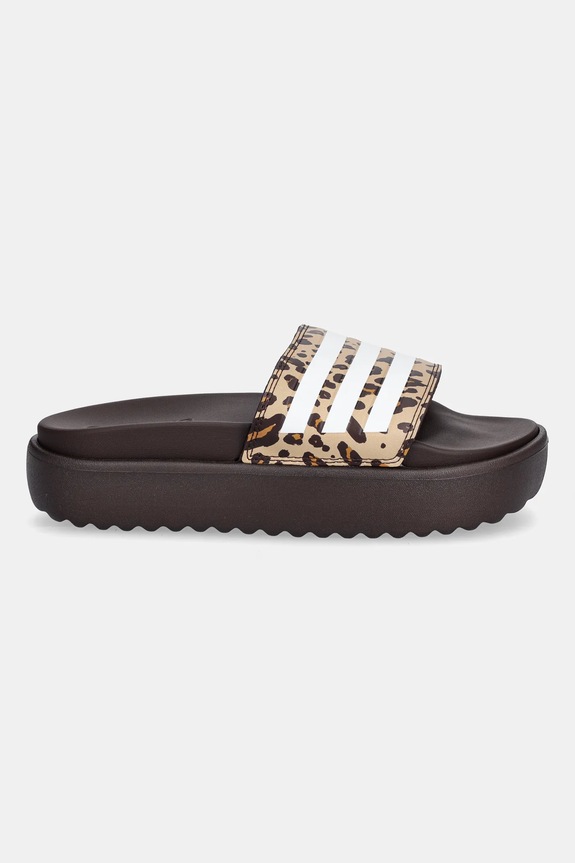 adidas klapki Adilette Platform JR9234 brązowy SS26