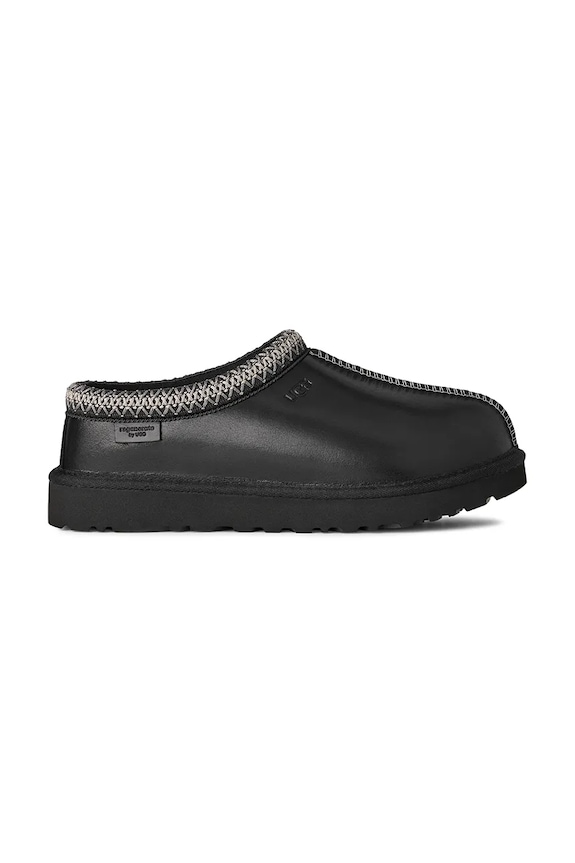 Kožené papuče UGG Tasman Lthr Regen černá 1170292.BLK