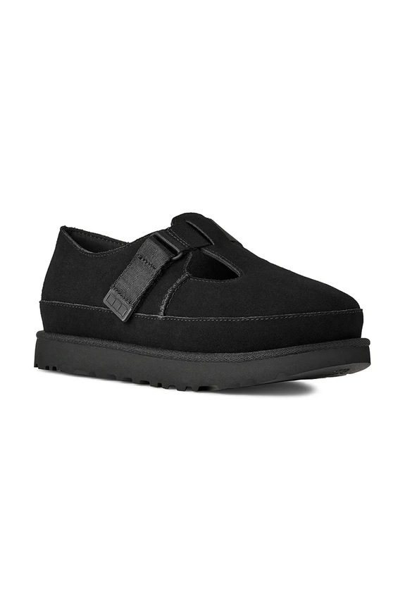 Cipele od brušene kože UGG Goldenstar Mary Jane 1171506.BLK crna AA00