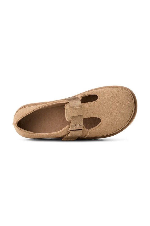 Semišové poltopánky UGG Goldenstar Mary Jane 1171506.SAN béžová