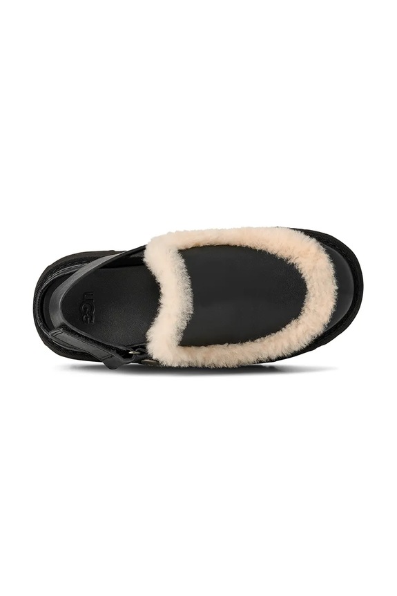 Šľapky UGG Esmee Leather Clog 1171507.BLK čierna
