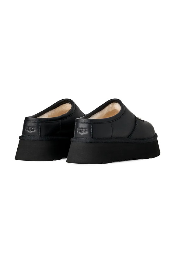 Obuwie UGG kapcie skórzane Bea Mary Jane Lthr 1172871.BLK czarny