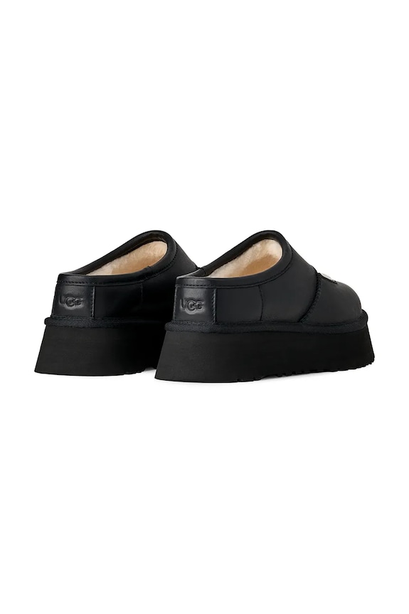 Obuwie UGG kapcie skórzane Bea Mary Jane Lthr 1172871.BLK czarny