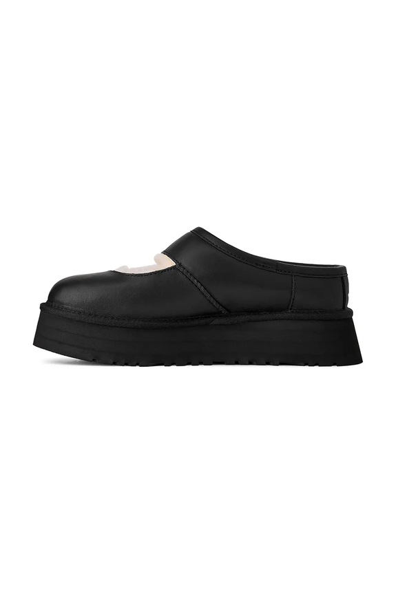 UGG kapcie skórzane Bea Mary Jane Lthr czarny 1172871.BLK