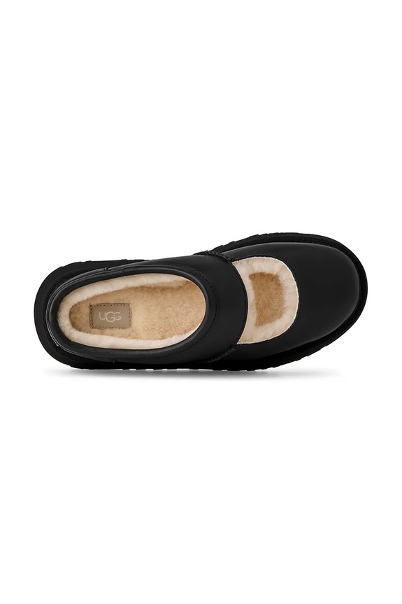 UGG kapcie skórzane Bea Mary Jane Lthr 1172871.BLK czarny