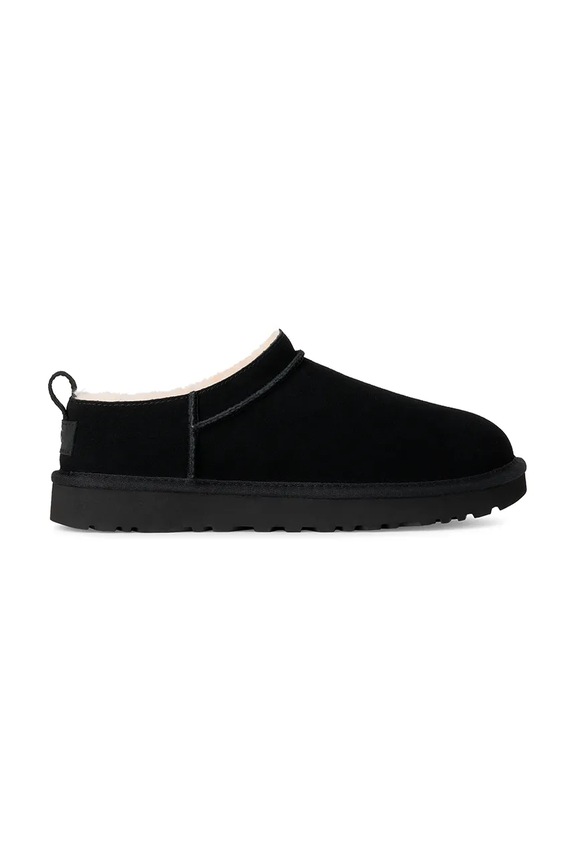 Παντόφλες σουέτ UGG Classic Micro μαύρο 1173891.BLK